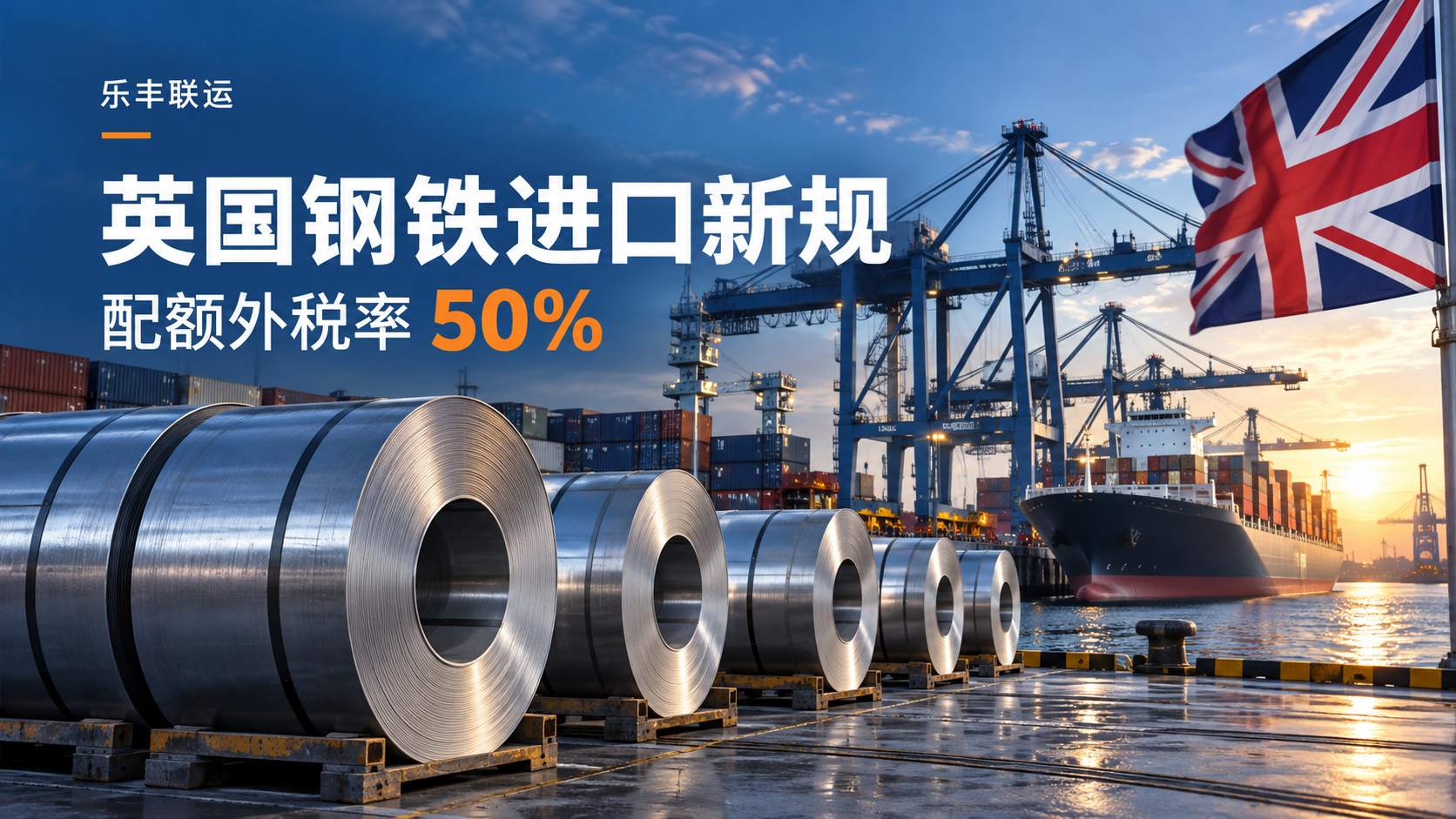 2026英国钢铁进口关税：50%配额外税率与出货核查