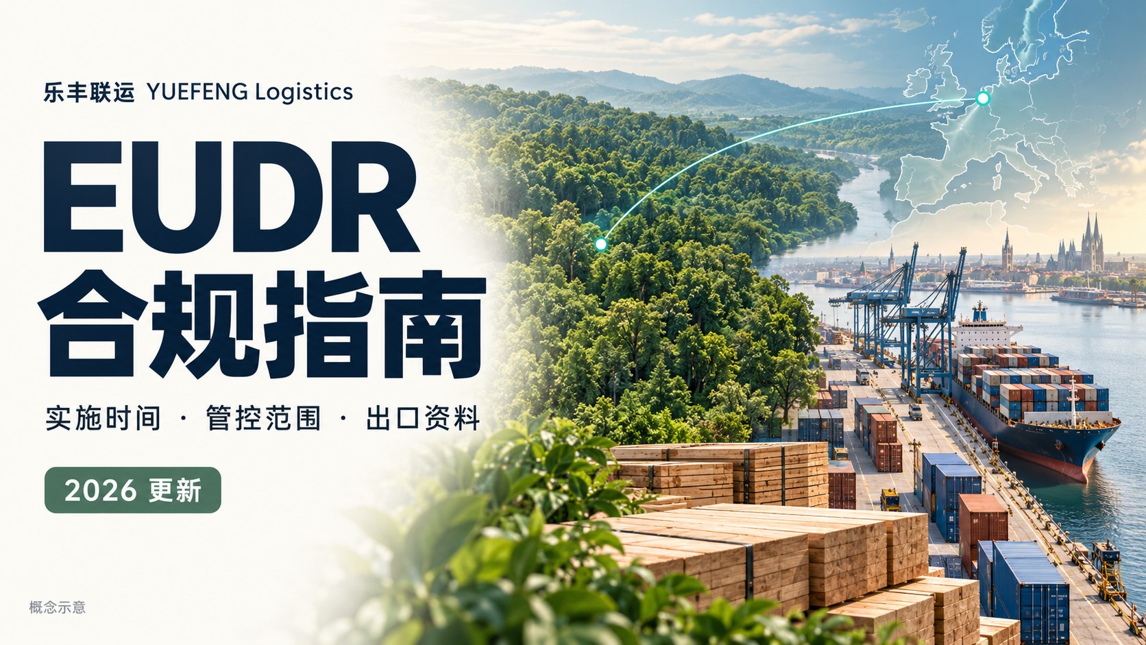 EUDR合规指南：实施时间、管控产品与对欧出口资料清单